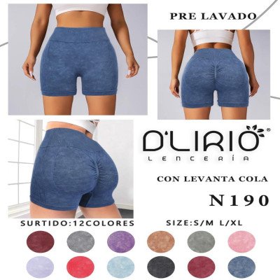 Short pre lavado con levanta cola DLirio